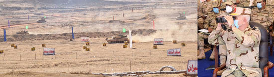 الفريق محمد فريد يشهد تنفيذ المرحلة الرئيسية للمشروع التكتيكى «صمود – 16»