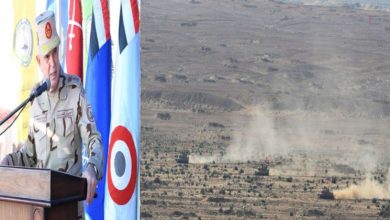 الفريق محمد فريد يشهد تنفيذ المرحلة الرئيسية للمشروع التكتيكى «صمود – 16»