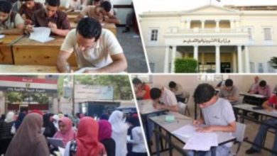 انتهاء العام الدراسي للصفوف من رياض الأطفال حتى 2 ثانوى بعد امتحانات أبريل