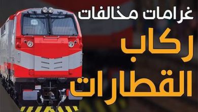 السكة الحديد تضع كتالوج للمحظورات على ركاب القطارات تجنبها.. تعرف عليها