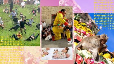 غرائب المهرجانات حول العالم.. قوارب الحليب.. سباحة الكلاب.. صور